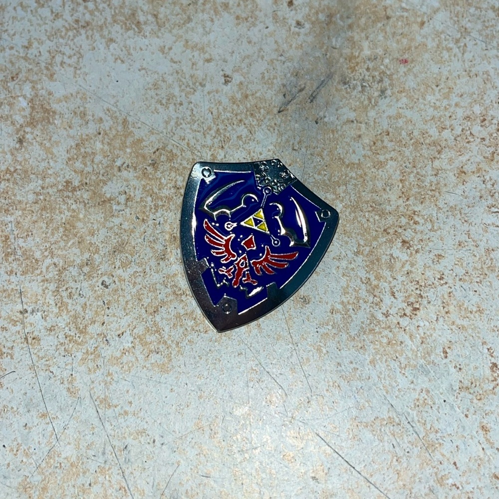 Legend of Zelda Master Shield Pin